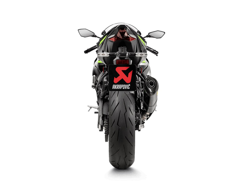 Akrapovic Carbon Silencer Slip-On Kit - Road Legal – Kawasaki ZX-6R 2013–2018 / Kawasaki ZX-6R 2019–2022 / …