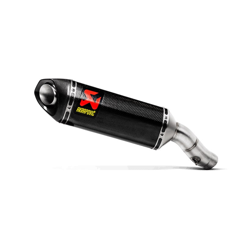 Akrapovic Carbon Silencer Slip-On Kit (No Noise Control Valve) - Race Removable Baffle – Kawasaki ZX-6R 2009–2012 / Kawasaki ZX-6R 2013–2018 / …