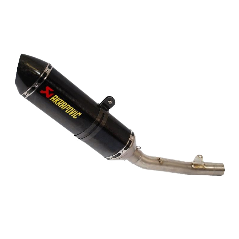 Akrapovic Carbon Silencer Slip-On Kit - (No Cat Converter) - Race Removable Baffle – Kawasaki Z750 2007–2012