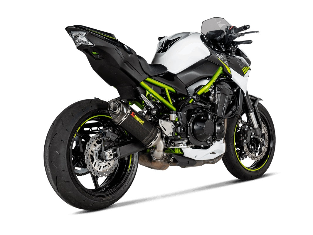 Akrapovic Carbon Silencer Slip-On Kit - Hexagonal - Road Legal – Kawasaki Z900 2017–2019 / Kawasaki Z900 2018–2019 / …