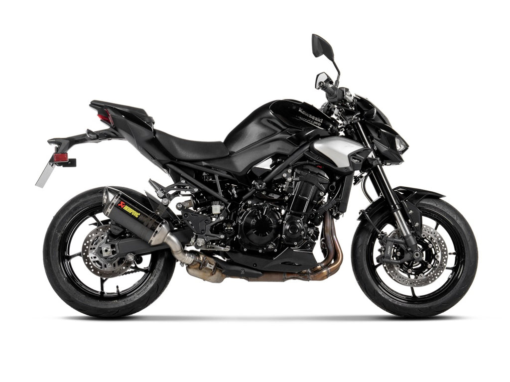 Akrapovic Carbon Silencer Slip-On Kit - Hexagonal - Road Legal – Kawasaki Z900 2025–2026