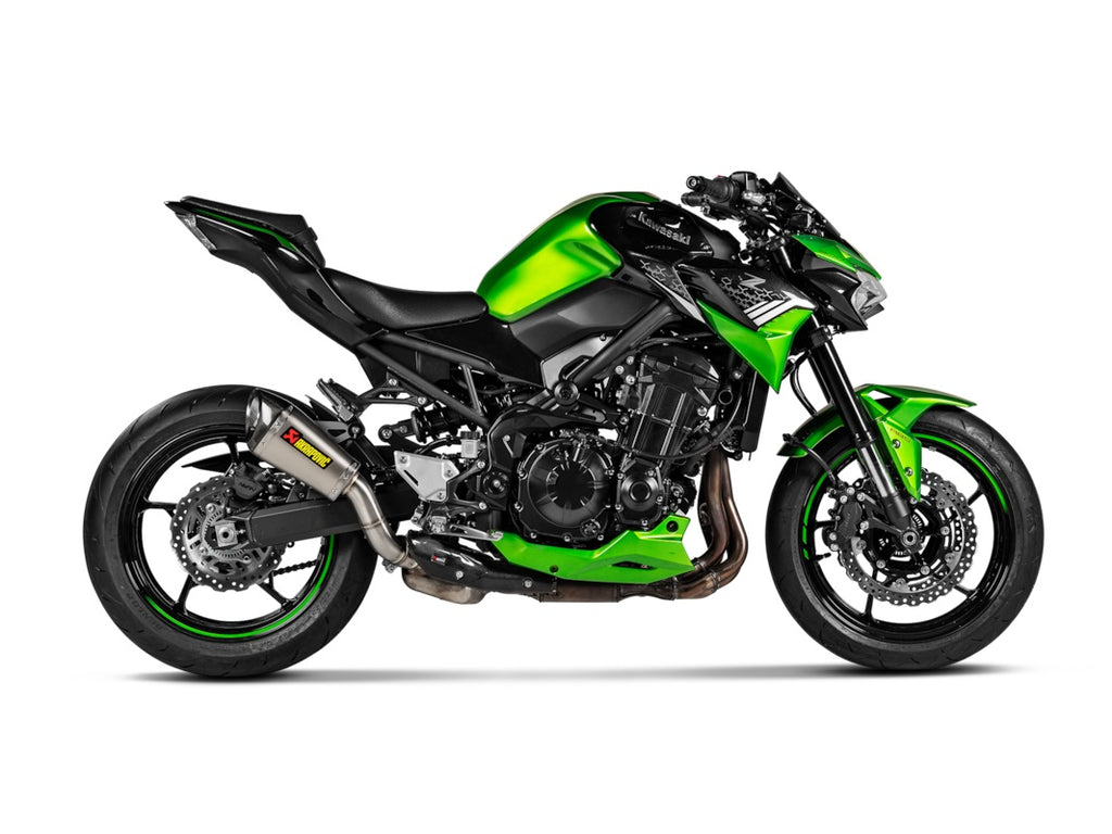 Akrapovic Titanium Silencer Slip-On Kit - ASZ Style - Race (Optional Baffle Available) – Kawasaki Z900 2025–2026