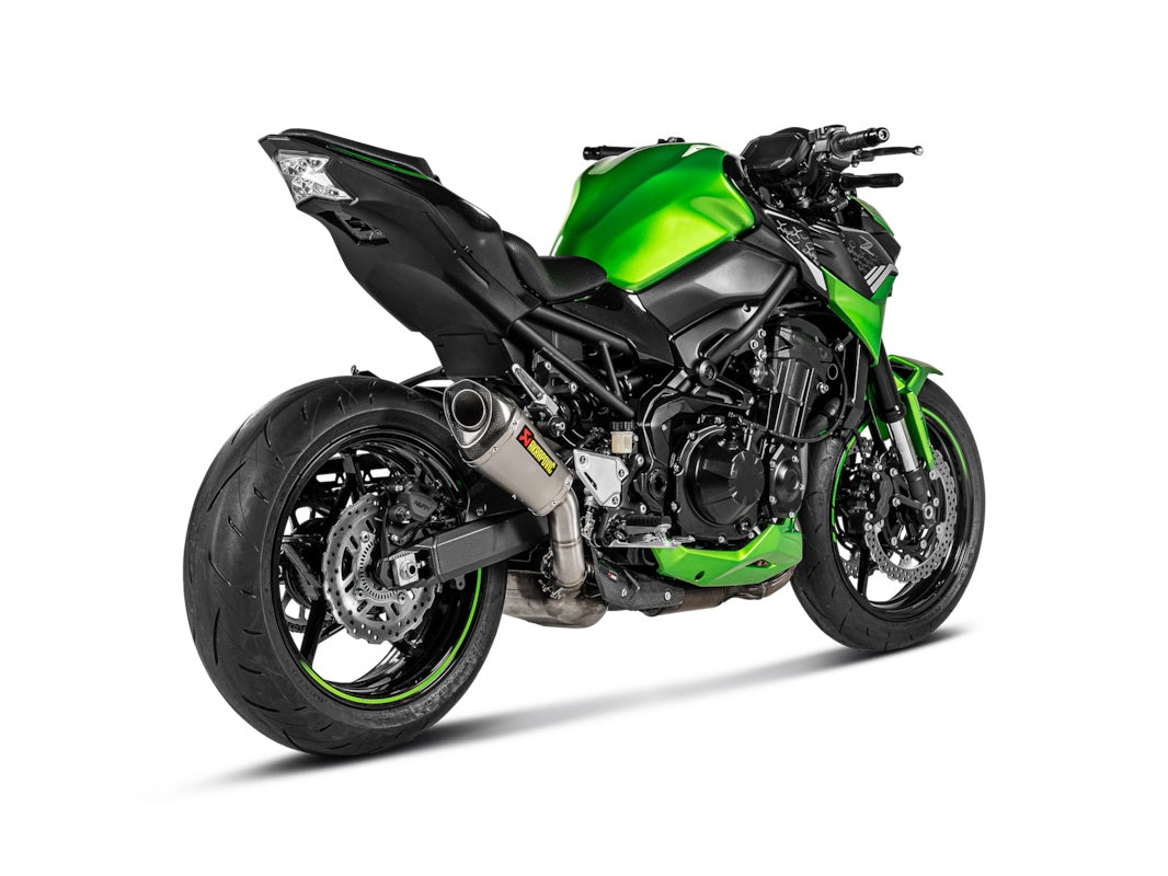Akrapovic Titanium Silencer Slip-On Kit - ASZ Style - Race (Optional Baffle Available) – Kawasaki Z900 2025–2026