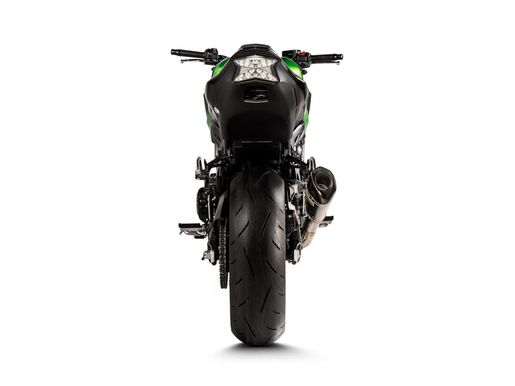 Akrapovic Titanium Silencer Slip-On Kit - ASZ Style - Race (Optional Baffle Available) – Kawasaki Z900 2025–2026