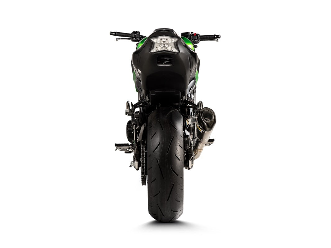 Akrapovic Titanium Silencer Slip-On Kit - ASZ Style - Race (Optional Baffle Available) – Kawasaki Z900 2025–2026