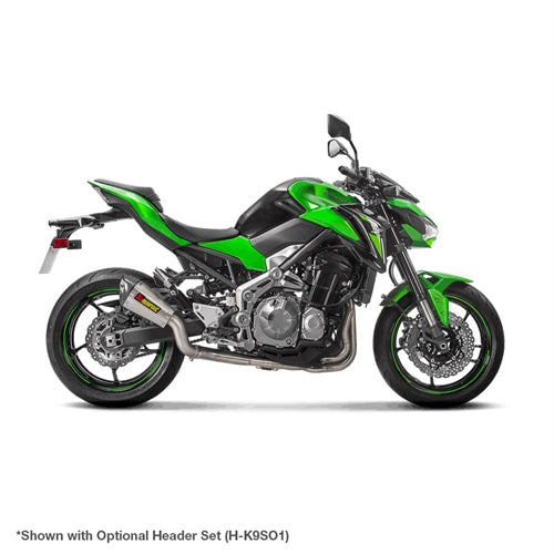 Akrapovic Titanium Silencer Slip-On Kit - ASZ Style - Race Optional Baffle Available – Kawasaki Z900 2017–2019
