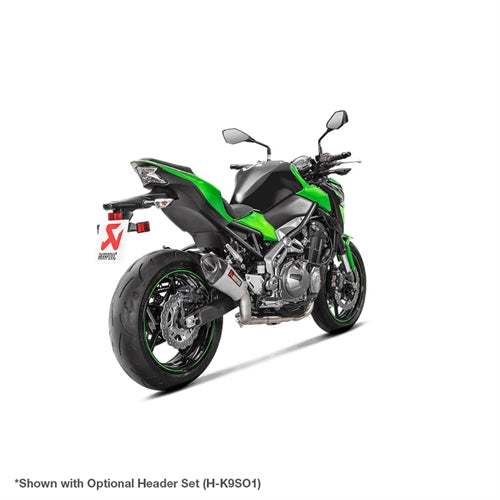 Akrapovic Titanium Silencer Slip-On Kit - ASZ Style - Race Optional Baffle Available – Kawasaki Z900 2017–2019
