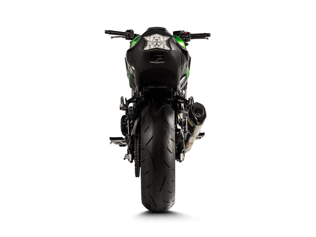 Akrapovic Titanium Silencer Slip-On Kit - ASZ Style - Race Optional Baffle Available – Kawasaki Z900 2020–2024