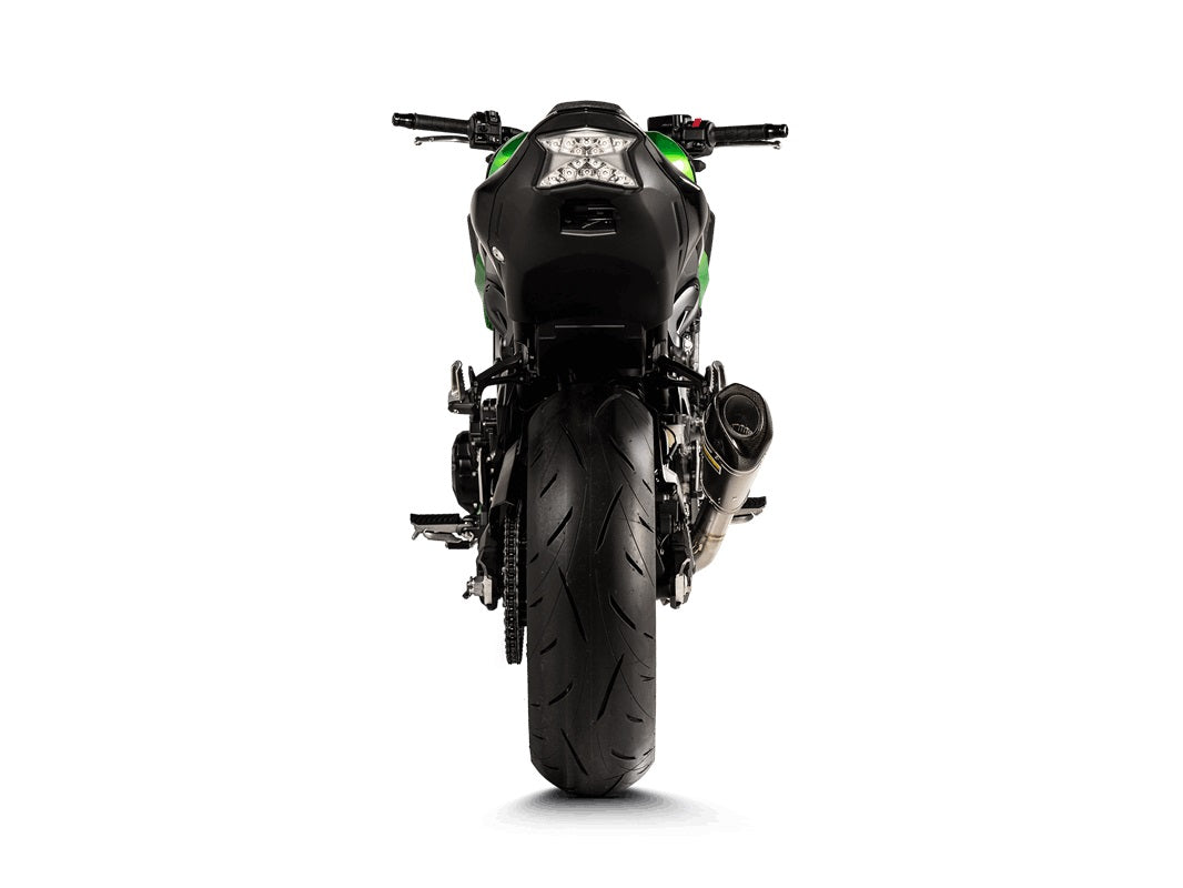 Akrapovic Titanium Silencer Slip-On Kit - ASZ Style - Race Optional Baffle Available – Kawasaki Z900 2020–2024