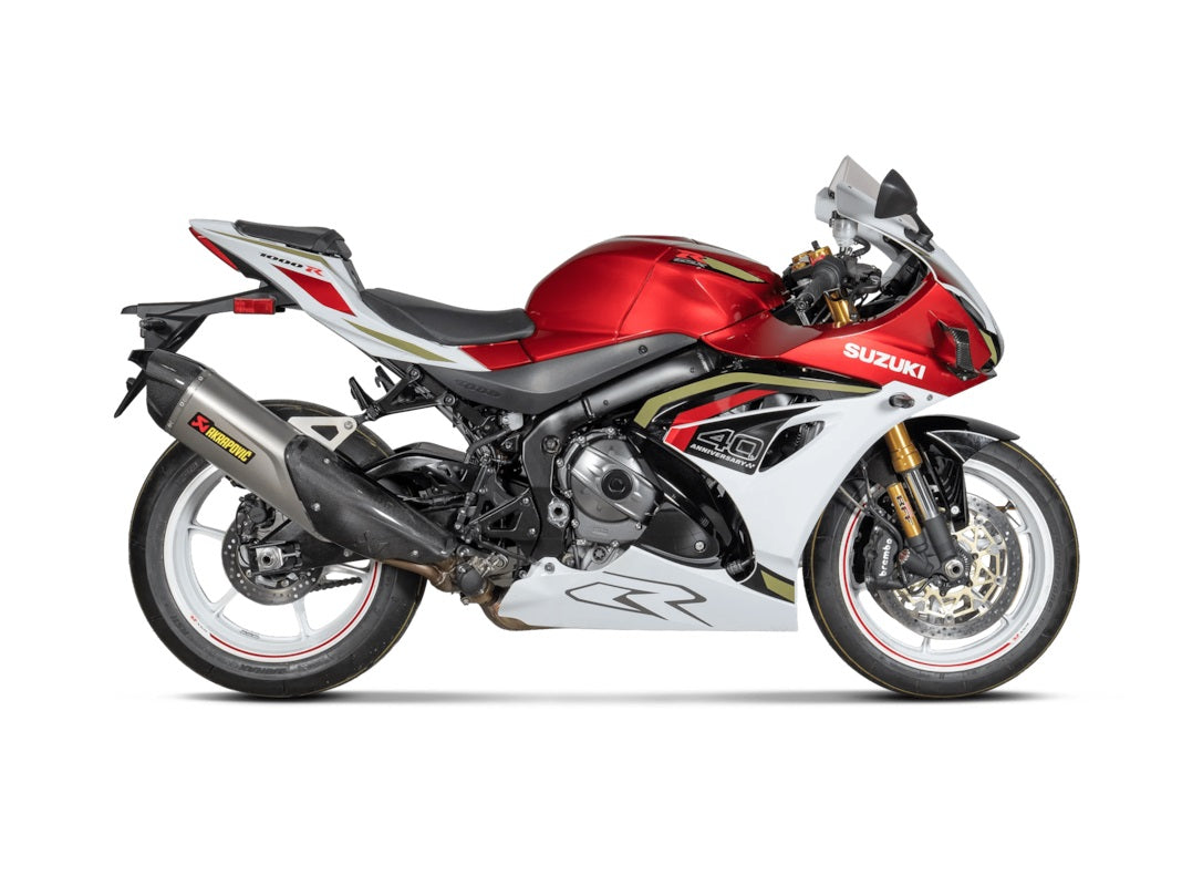 Akrapovic Titanium Silencer Slip-On Kit (With Carbon Heatshield) - Road Legal – Suzuki GSX-R1000 2026