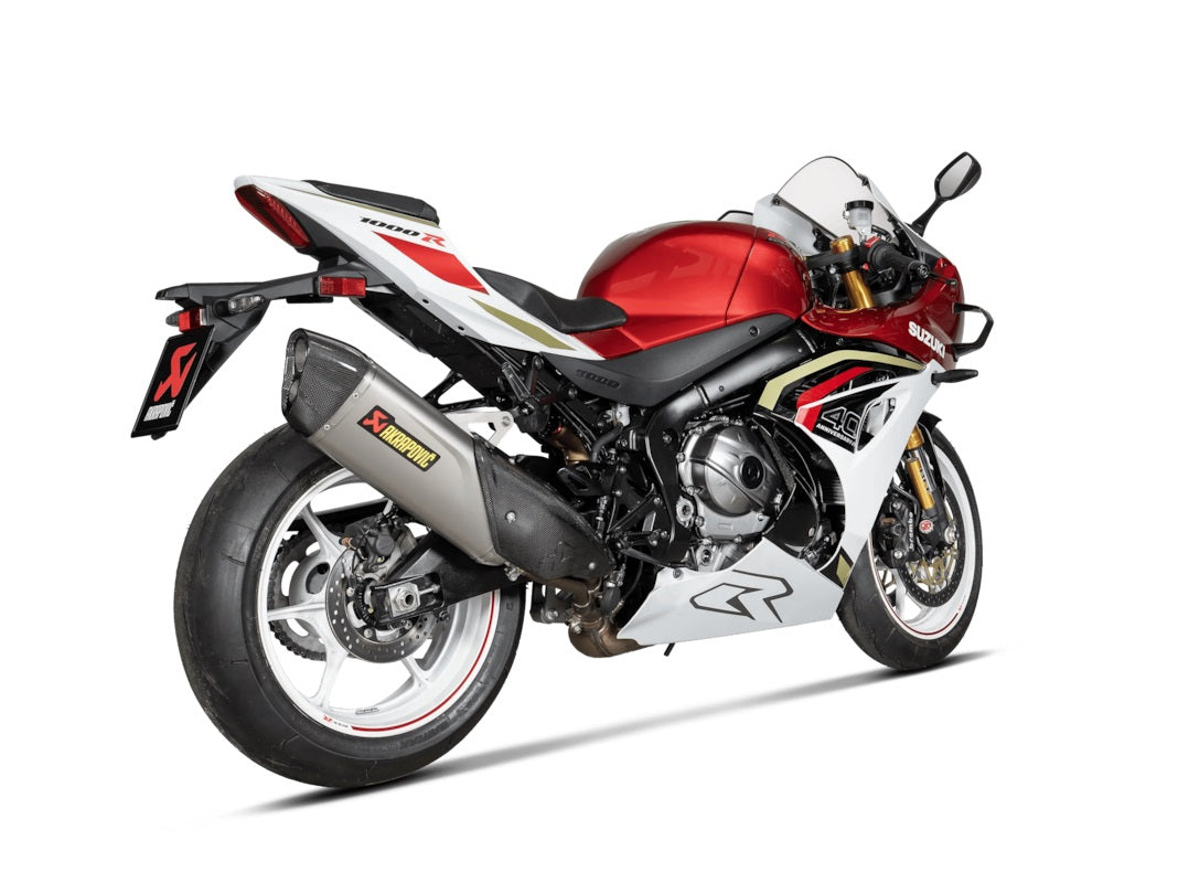 Akrapovic Titanium Silencer Slip-On Kit (With Carbon Heatshield) - Road Legal – Suzuki GSX-R1000 2026