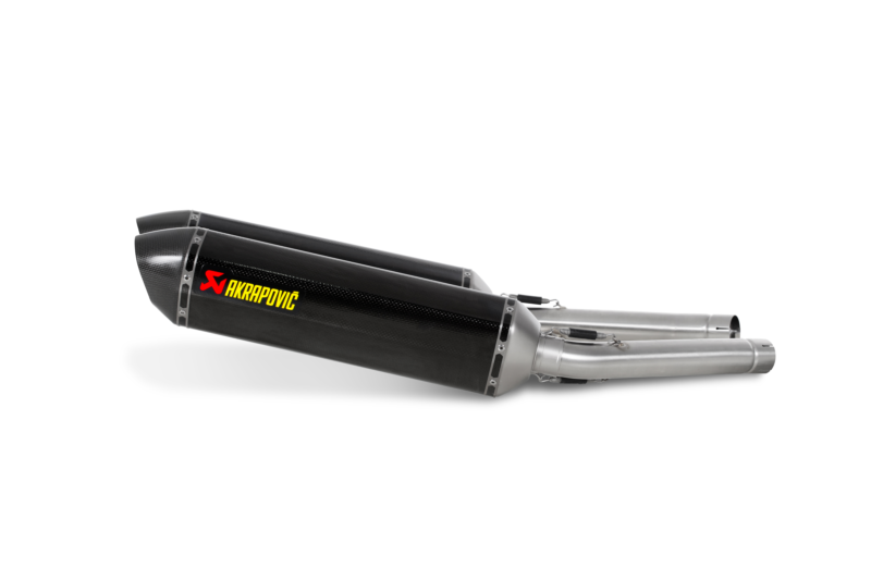 Akrapovic Carbon Silencer Slip-On Kit - Road Legal Removable Baffle – Suzuki GSX1300R Hayabusa 2008–2018