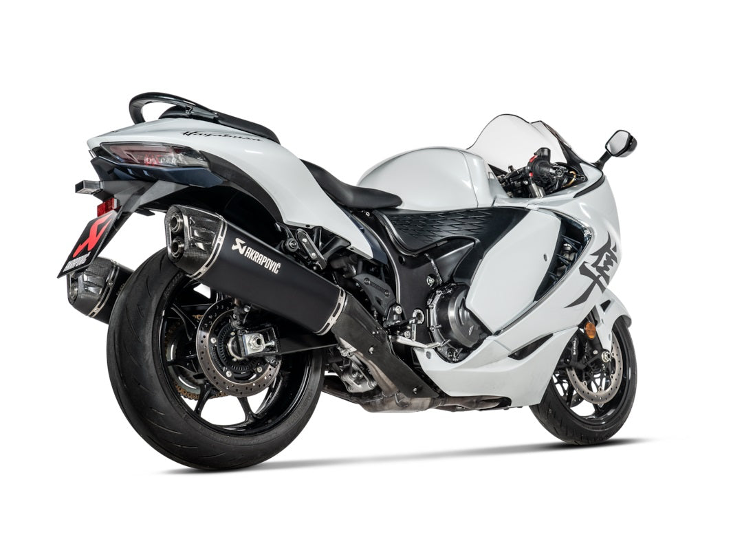 Akrapovic Titanium Silencer Slip-on Kit - Twin Black - Road Legal – Suzuki GSX1300R Hayabusa 2021–2026