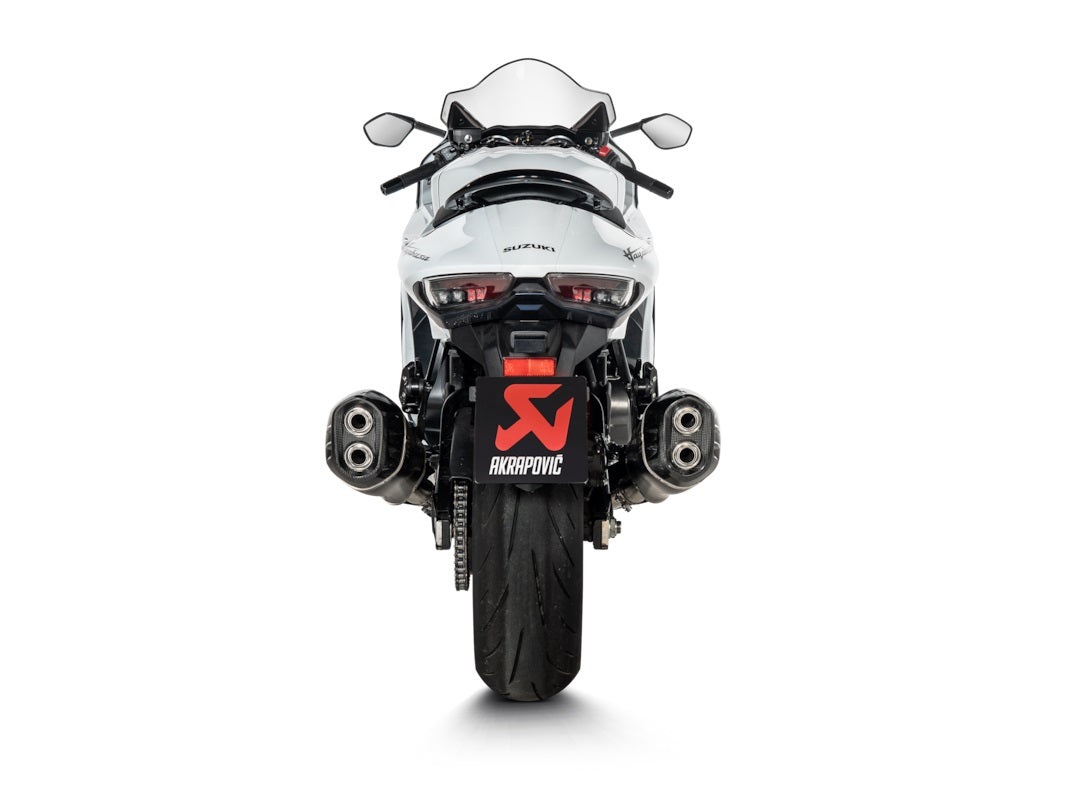 Akrapovic Titanium Silencer Slip-on Kit - Twin Black - Road Legal – Suzuki GSX1300R Hayabusa 2021–2026
