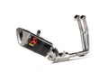 Akrapovic Carbon Silencer 2-1 Full System - Race Removable Baffle – Suzuki GSX-8R 2024 / Suzuki GSX-8S 2023–2024