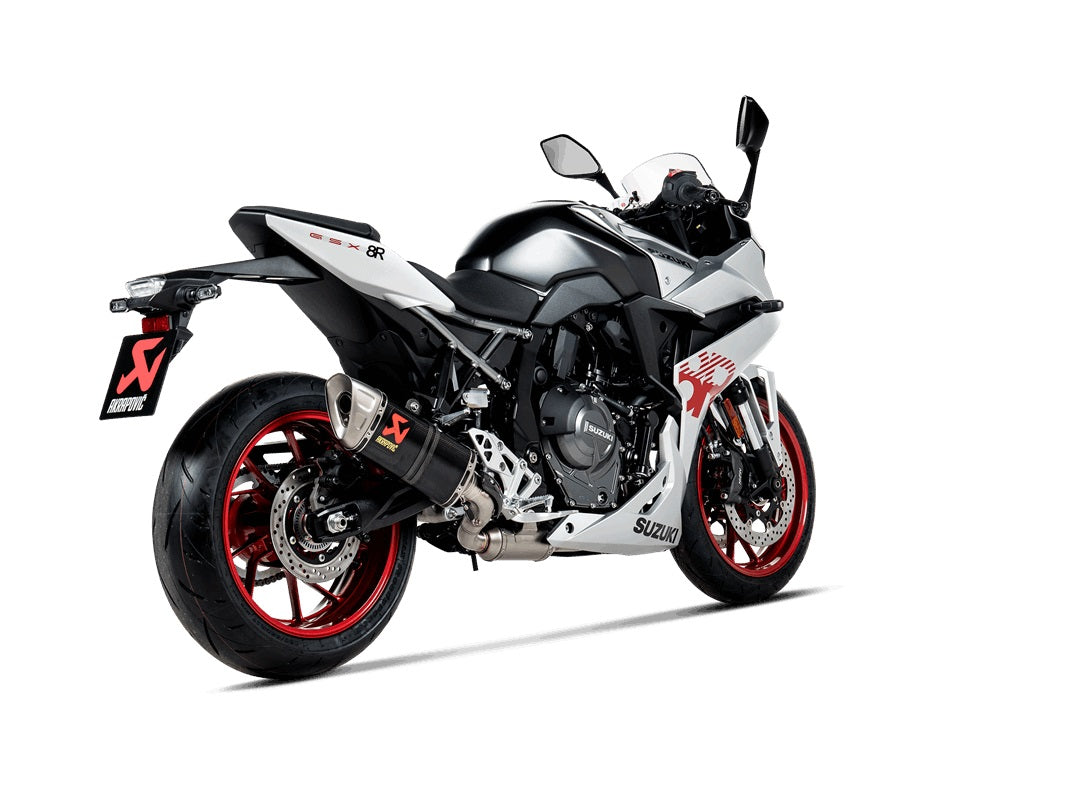 Akrapovic Carbon Silencer 2-1 Full System - Race Removable Baffle – Suzuki GSX-8R 2024 / Suzuki GSX-8S 2023–2024