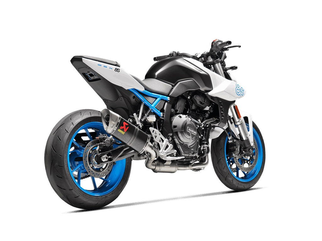 Akrapovic Carbon Silencer 2-1 Full System - Race Removable Baffle – Suzuki GSX-8R 2024 / Suzuki GSX-8S 2023–2024