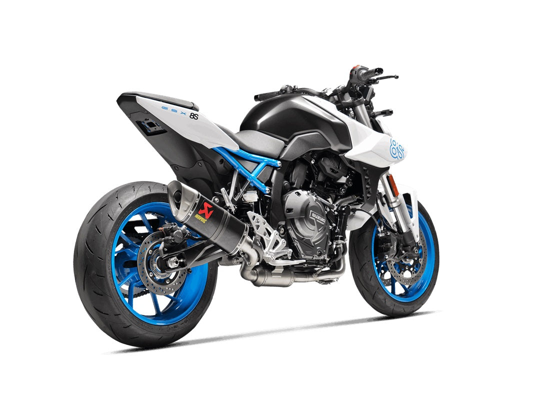 Akrapovic Carbon Silencer 2-1 Full System - Race Removable Baffle – Suzuki GSX-8R 2024 / Suzuki GSX-8S 2023–2024