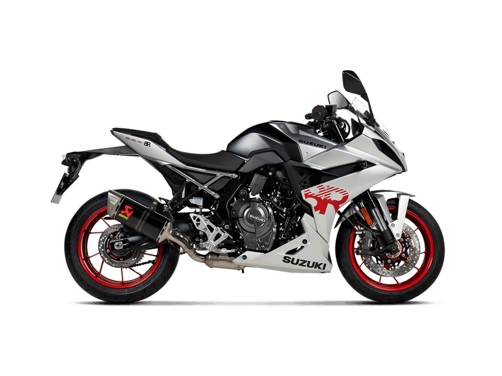 Akrapovic Carbon Silencer 2-1 Full System - Race Removable Baffle – Suzuki GSX-8R 2024–2026 / Suzuki GSX-8S 2023–2026