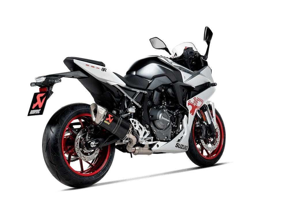 Akrapovic Carbon Silencer 2-1 Full System - Race Removable Baffle – Suzuki GSX-8R 2024–2026 / Suzuki GSX-8S 2023–2026