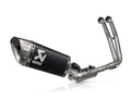Akrapovic Black Coated Titanium Silencer 2-1 Full System - Race Removable Baffle – Suzuki GSX-8R 2024–2026 / Suzuki GSX-8S 2023–2026