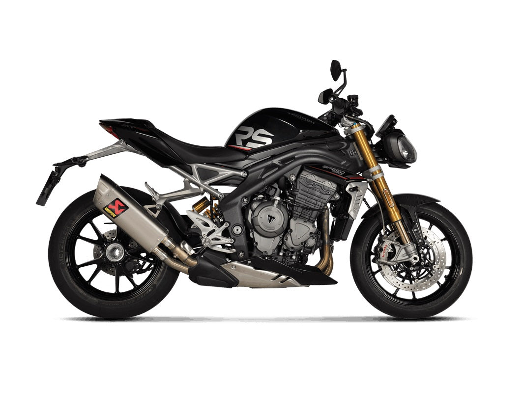 Akrapovic Titanium Silencer Slip-On Kit - Road Legal – Triumph Speed Triple 1200 RR 2021–2024 / Triumph Speed Triple 1200 RS 2021–2024