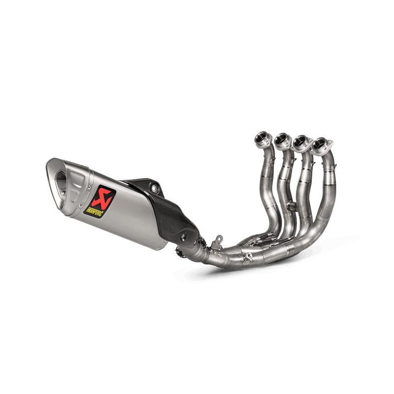 Akrapovic Titanium Silencer, Stainless Header Racing 4-2-1 System - Race Removable Baffle – Yamaha YZF-R1 / M 2015–2019 / Yamaha YZF-R1 / M 2020–2026