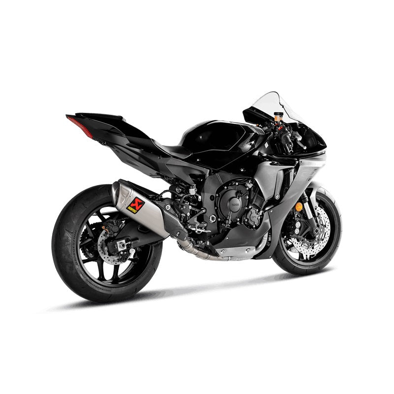 Akrapovic Titanium Silencer, Stainless Header Racing 4-2-1 System - Race Removable Baffle – Yamaha YZF-R1 / M 2015–2019 / Yamaha YZF-R1 / M 2020–2026