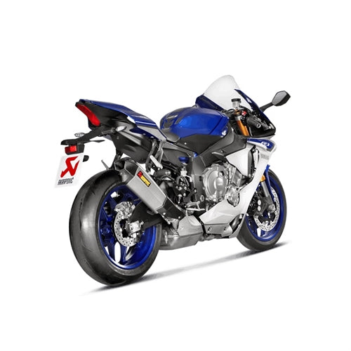Akrapovic Titanium Silencer Slip-On Kit - Road Legal Optional Baffle Available – Yamaha YZF-R1 / M 2015–2016
