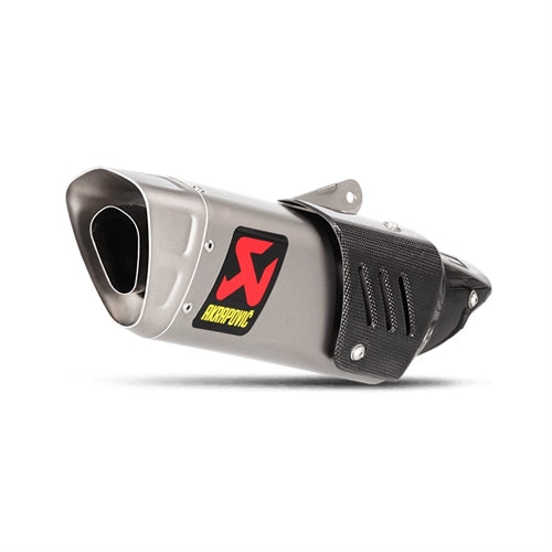 Akrapovic Titanium Silencer Slip-On Kit - (Forged Titanium Outlet Cap) - With Carbon Heat Shield - Road Legal – Yamaha MT-10 (1000cc) 2016–2021