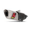 Akrapovic Titanium Silencer Slip-On Kit - (Forged Titanium Outlet Cap) - With Carbon Heat Shield - Road Legal – Yamaha MT-10 (1000cc) 2016–2021
