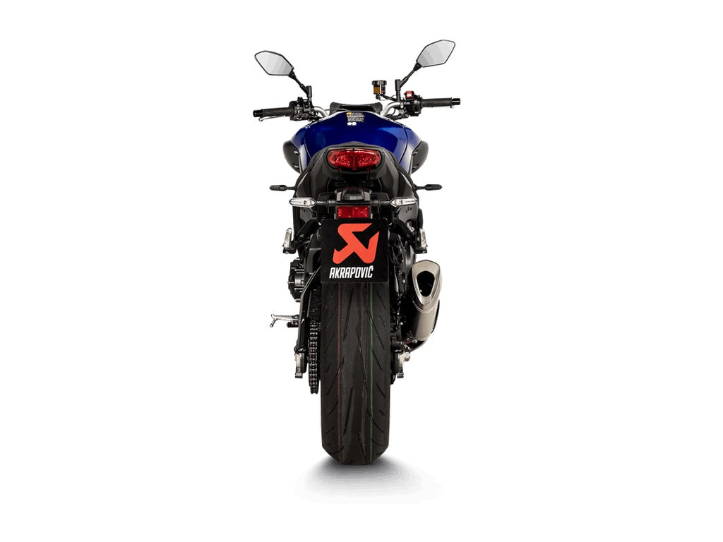 Akrapovic Titanium Silencer Slip-On Kit - Titanium Outlet Cap With Carbon Heat Shield - Road Legal – Yamaha MT-10 (1000cc) 2022–2025