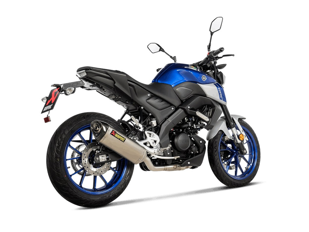 Akrapovic Titanium Silencer Complete System - Road Legal – Yamaha YZF-R125 2021–2026
