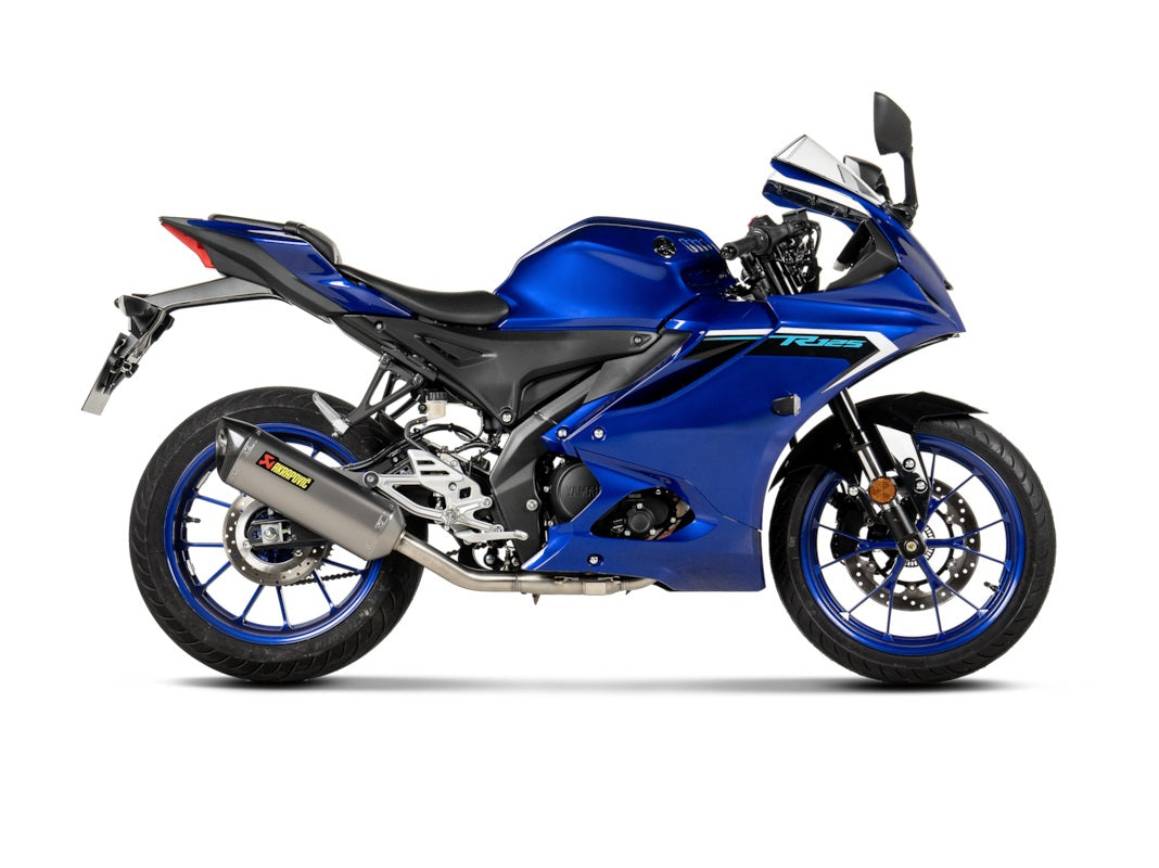Akrapovic Titanium Silencer Complete System - Road Legal – Yamaha YZF-R125 2021–2026