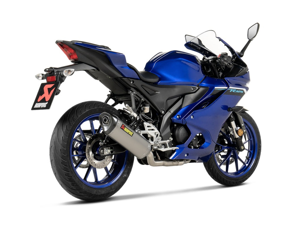 Akrapovic Titanium Silencer Complete System - Road Legal – Yamaha YZF-R125 2021–2026