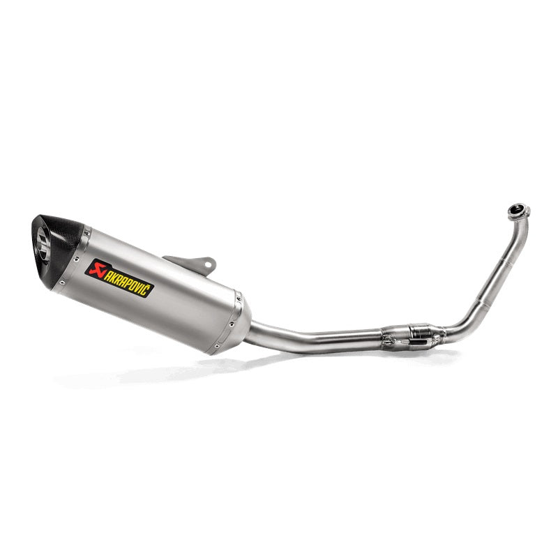 Akrapovic Titanium Silencer Complete System - Road Legal – Yamaha YZF-R125 2019–2020
