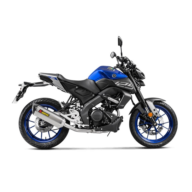 Akrapovic Titanium Silencer Complete System - Road Legal – Yamaha YZF-R125 2019–2020