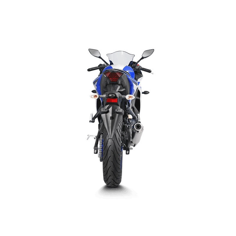 Akrapovic Titanium Silencer Complete Stainless Race System - Moto GP Style - Race Removable Baffle – Yamaha YZF-R3 2015–2018 / Yamaha YZF-R3 2019–2021