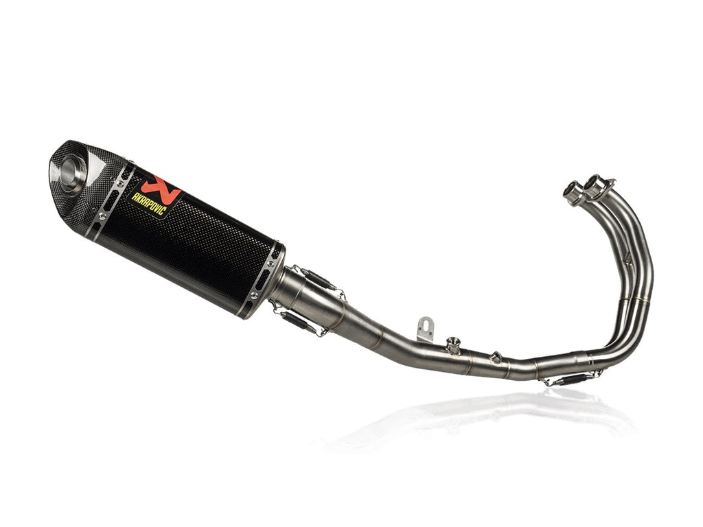 Akrapovic Carbon Silencer Complete Stainless Race System - Hexagonal - Race Removable Baffle – Yamaha YZF-R3 2015–2018 / Yamaha YZF-R3 2019–2024 / …