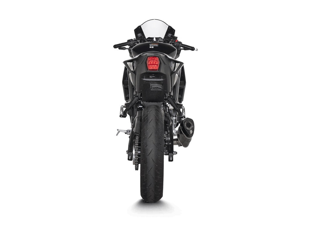 Akrapovic Carbon Silencer Complete Stainless Race System - Hexagonal - Race Removable Baffle – Yamaha YZF-R3 2015–2018 / Yamaha YZF-R3 2019–2024 / …