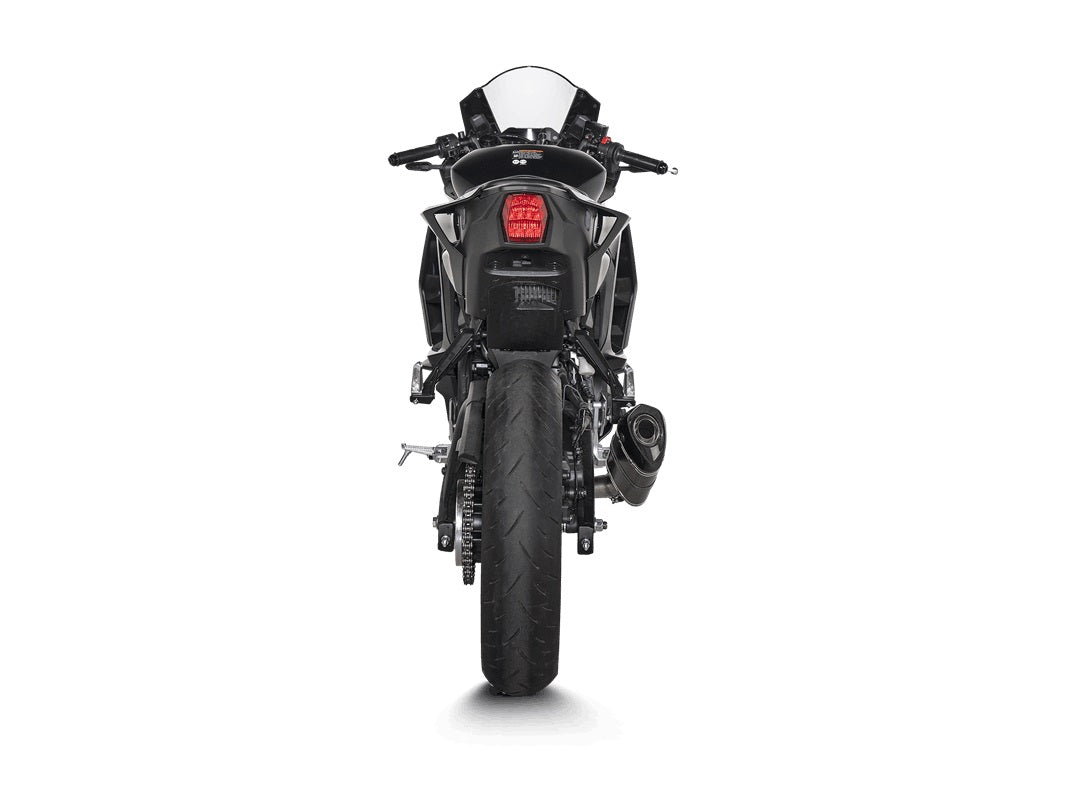 Akrapovic Carbon Silencer Complete Stainless Race System - Hexagonal - Race Removable Baffle – Yamaha YZF-R3 2015–2018 / Yamaha YZF-R3 2019–2024 / …