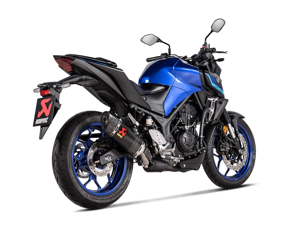 Akrapovic Carbon Silencer Slip-On Kit - Road Legal – Yamaha YZF-R3 2022–2026