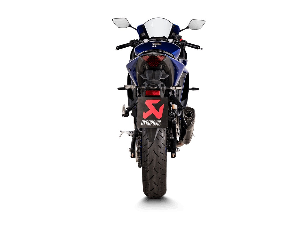 Akrapovic Carbon Silencer Slip-On Kit - Road Legal – Yamaha YZF-R3 2022–2026