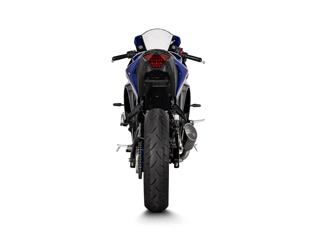 Akrapovic Titanium Silencer Slip-On Kit - Moto GP Style - Race – Yamaha YZF-R3 2015–2018 / Yamaha YZF-R3 2019–2026
