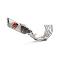 Akrapovic Titanium Silencer Titanium Evolution 4-2-1 System - Hexagonal - Race Removable Baffle – Yamaha YZF-R6 2008–2016 / Yamaha YZF-R6 2017–2020