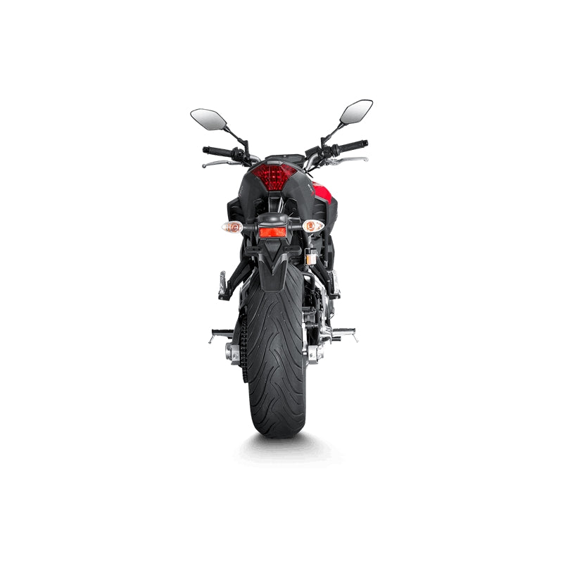 Akrapovic Titanium Silencer Stainless 2-1 System - Road Legal Removable Baffle – Yamaha MT-07 2014–2016 / Yamaha MT-07 2017–2020 / …
