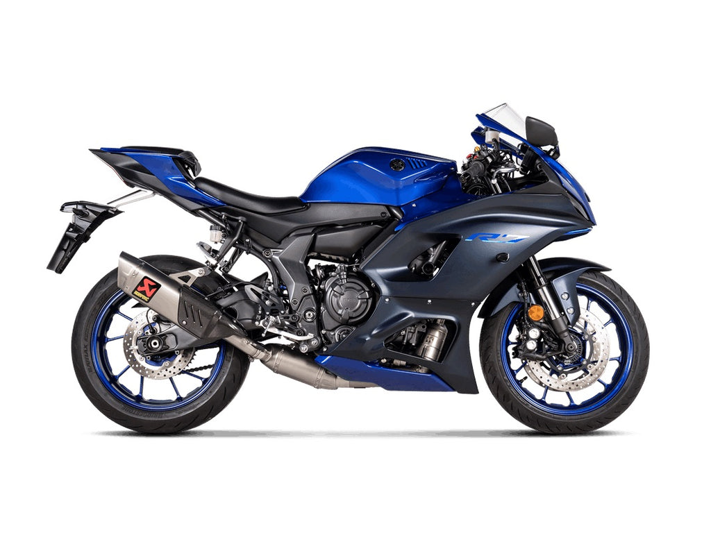 Akrapovic Titanium Silencer Stainless 2-1 System - Road Legal – Yamaha YZF-R7 2021–2025