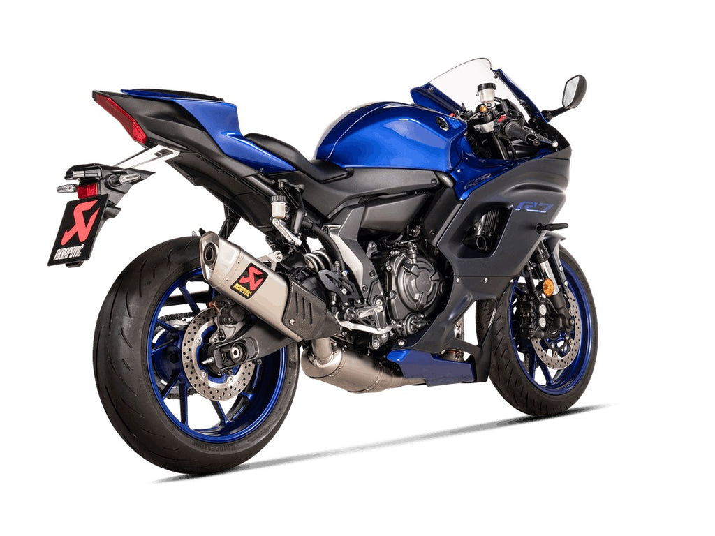Akrapovic Titanium Silencer Stainless 2-1 System - Road Legal – Yamaha YZF-R7 2021–2025
