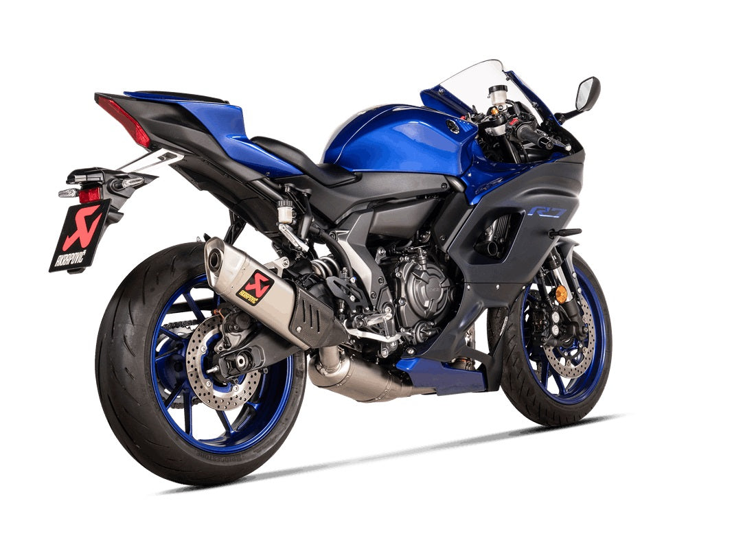 Akrapovic Titanium Silencer Stainless 2-1 System - Road Legal – Yamaha YZF-R7 2021–2025