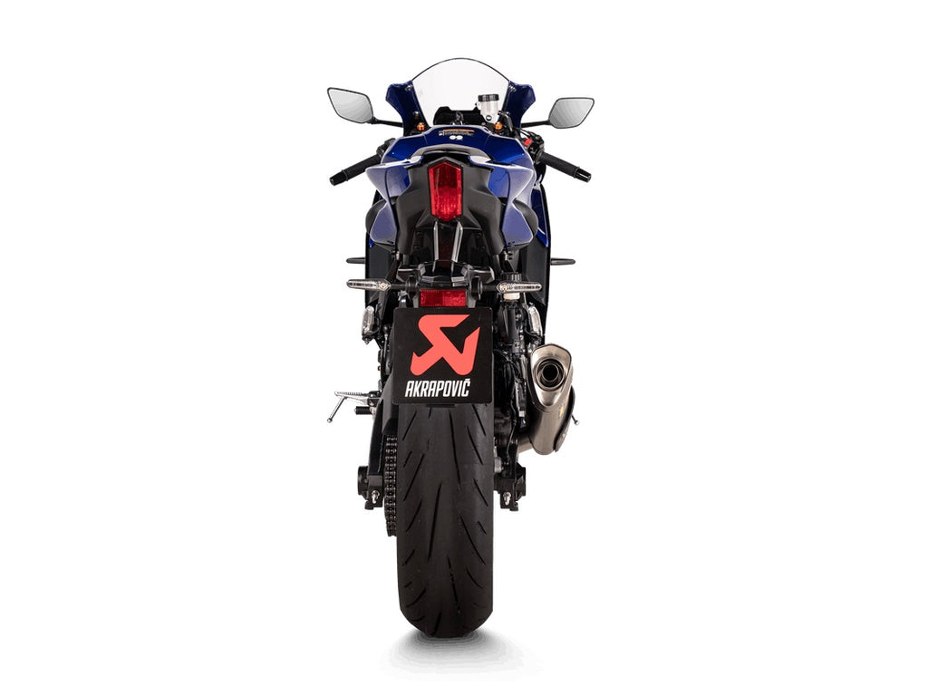 Akrapovic Titanium Silencer Stainless 2-1 System - Road Legal – Yamaha YZF-R7 2021–2025